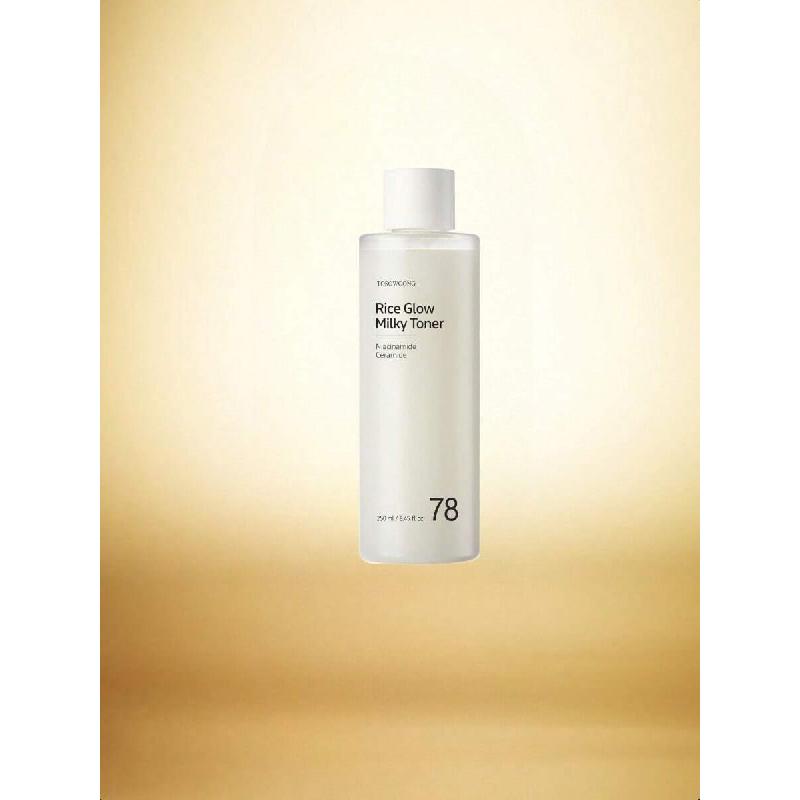 Tosowoong Rice Glow Milky Toner 250ml | 784,000ppm Concentrated Korean Rice Water, Infused With Niacinamide, Ceramides  Panthenol