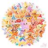 50Pcs/Set Starfish Emoji Series 01 Stickers DIY Fashion Waterproof Doodle Decals Stickers