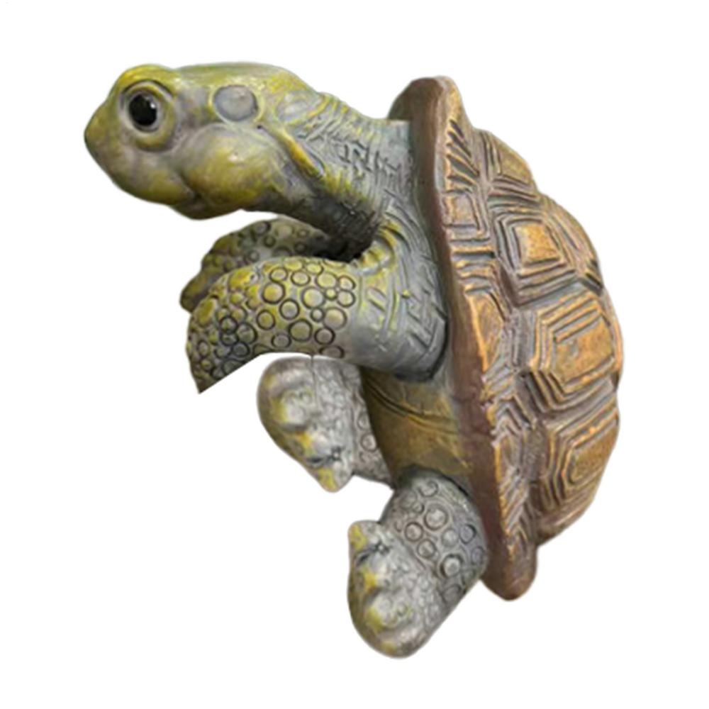 Turtle Hanging Ornaments Adorable Cartoon Turtle Pots Hanging Turtle Handmade Simulated Resin Turtle Ornaments Home Decoration