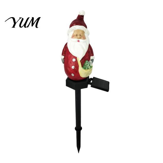 Christmas Garden Stakes Solar Stake Light, Waterproof Outdoor LED Lamp with Warm Seasonal Yard Ornaments Glow, Decorative Landscape Lighting for Lawn
