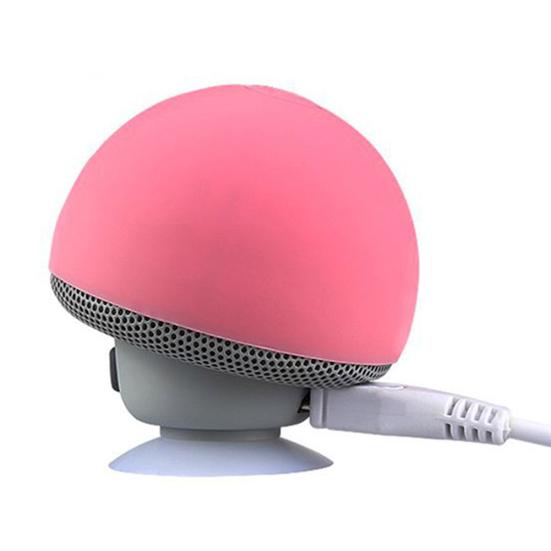 Portable Mini Cute Mushroom Waterproof Sucker Bluetooth-compatible Speaker Bass Sound Box