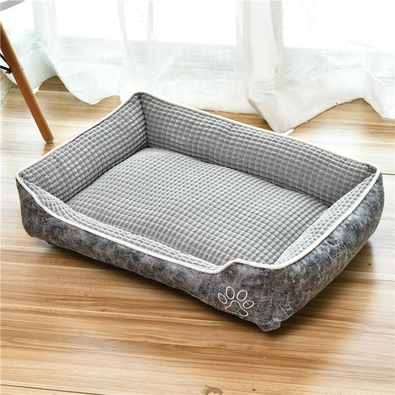 

Coffee Deluxe Acornpets Color Dog Bed Cat Pet Pillow Fleece Small Or Medium Dogs 50*40*20cm/19.69*15.75*7.87in серый