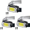 111LM LED Head Torch USB Charging IPX1 Waterproof Smart Head Flashlight 1 LEDs Motion Sensor for Outdoor Camping Fishing Running