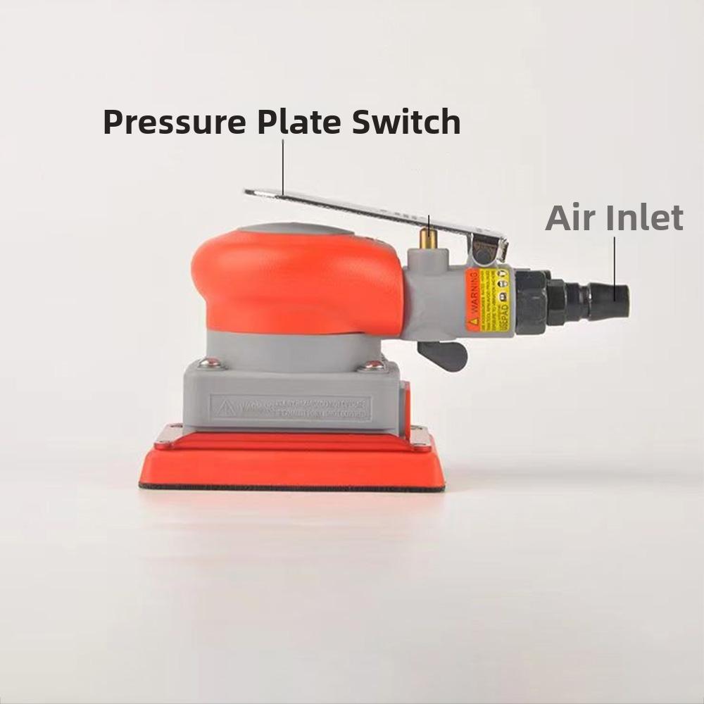 Rectangular Pad Pneumatic Palm Sander Pneumatic Polisher for Flat Surface Sanding and Polishing