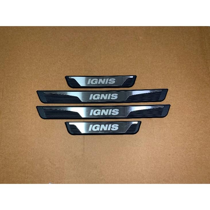 

Для Suzuki IGNIS 2016 2017- 2024 Автомобильные накладки на пороги Декоративные накладки Защитные наклейки Аксессуары для стайлинга автомобиля серебряный