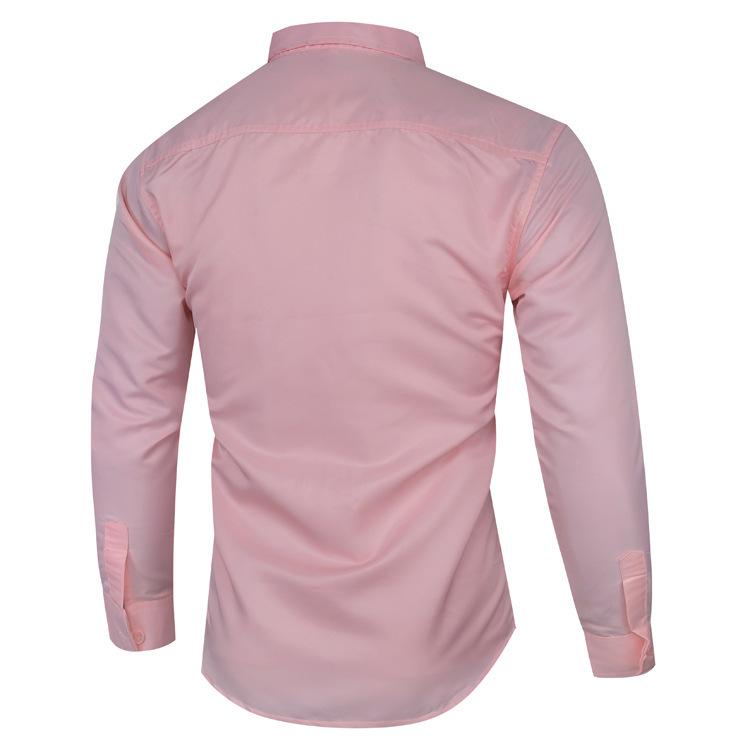 2024 Men's Fashion Long-Sleeve Multicolor Slim Fit Shirt