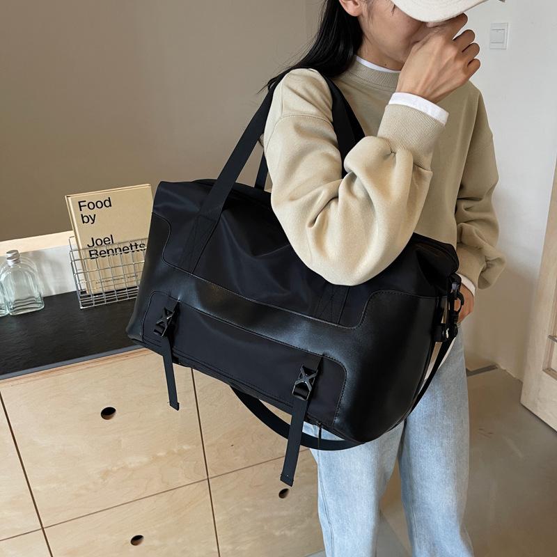 Dry and Wet Separation Trendy and Cool Fitness Bag Short-distance Outing Large Capacity Shoe Storage Handbag Bag Can Be Used To Cover Pull Rod