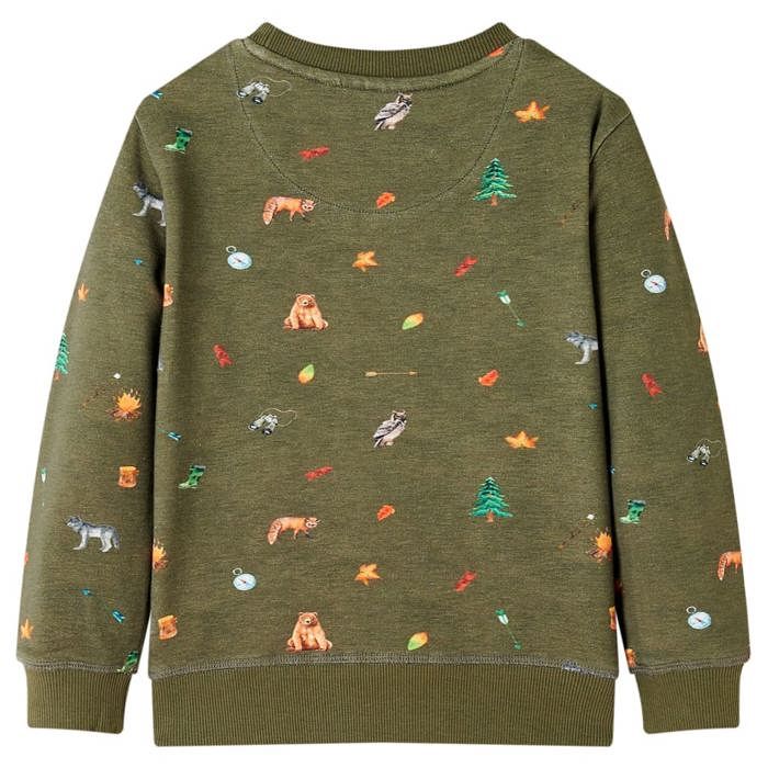 Sweatshirt pour enfants kaki 92/104/116/128/140