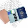 Customizable PU Leather Passport Holder Set with Multi-card Slots and Durable Protection