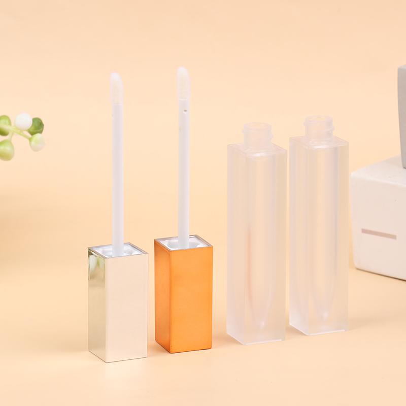 7Ml Square Lip Gloss Tubes Liquid Lipstick Bottle Empty Refillable Cosmetic Packing Container Lipgloss Sample Bottle For Diy