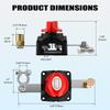 275A On Off Battery Disconnect Switch Master DC 12-48V Waterproof Battery Cut Off Switch for Car Vehicle RV Yacht and Boat