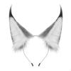 Animal Ears and Tail Set Faux Hair Wolf Furry Cosplay Accessory for Cosplayers,