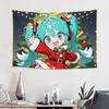 Cutecore Your Christmas Gift Hatsune Miku Tapestry Bedroom Decoration Wall Hanging Blanket Tapestry Cool Stuff For Room