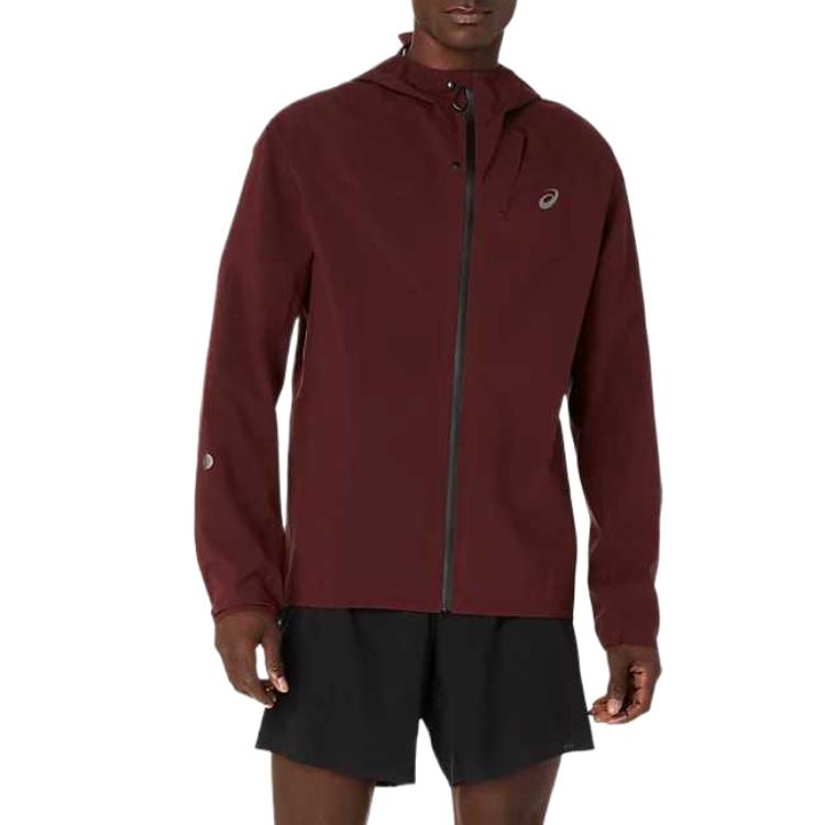 ASICS Metarun Jackets Men s Dark Red Hooded Moderate Other 2011D121-201 M