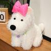 Highland Terrier West Plush Doll With Avocado Apple Backpacks Bow Decor Gift For