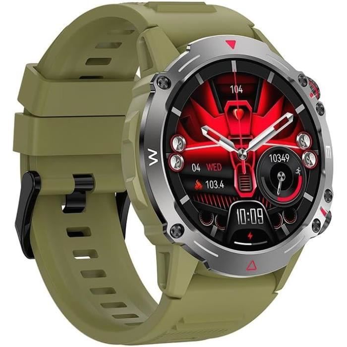 Montre connectée - cool - amoled - vert - bluetooth 5.2 - ip67
