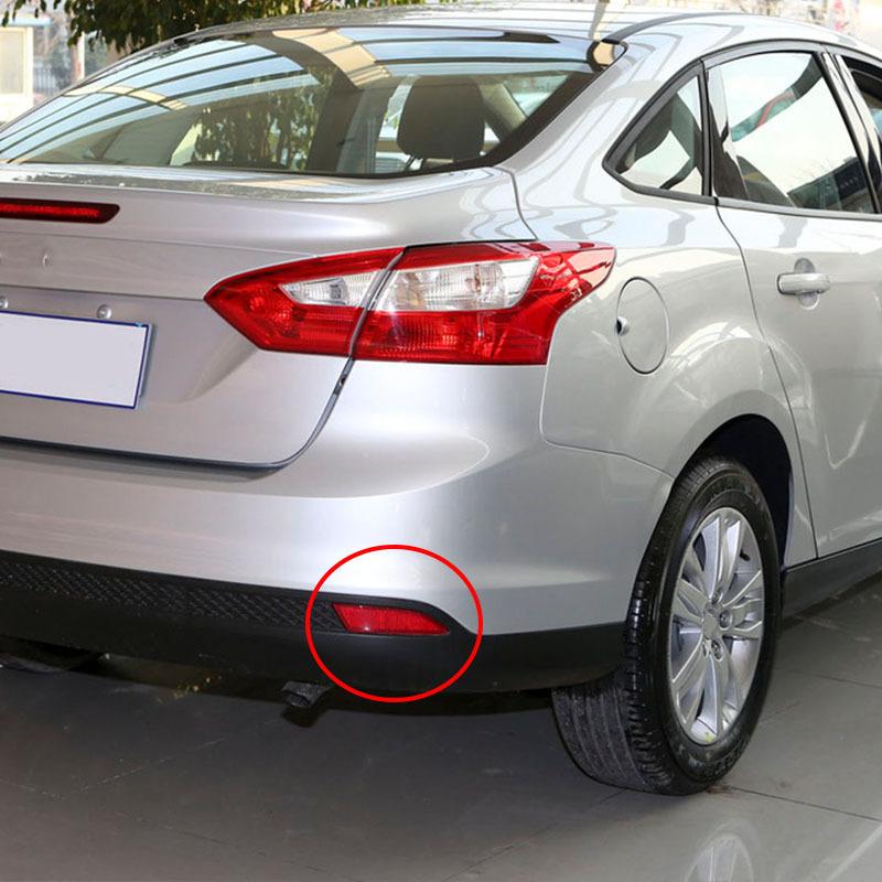 1 Pair Red Plastic Car Left & Right Rear Bumper Reflector BM51515BOAE Fit For Ford Focus BM51515COAE 2012 2013 2014 2015