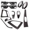 For BMW 3 4 Series F30 F31 F32 F35 2013-2019 Real Carbon Fiber Car Console Gear Shift Panel Decoration Cover Trim Stickers