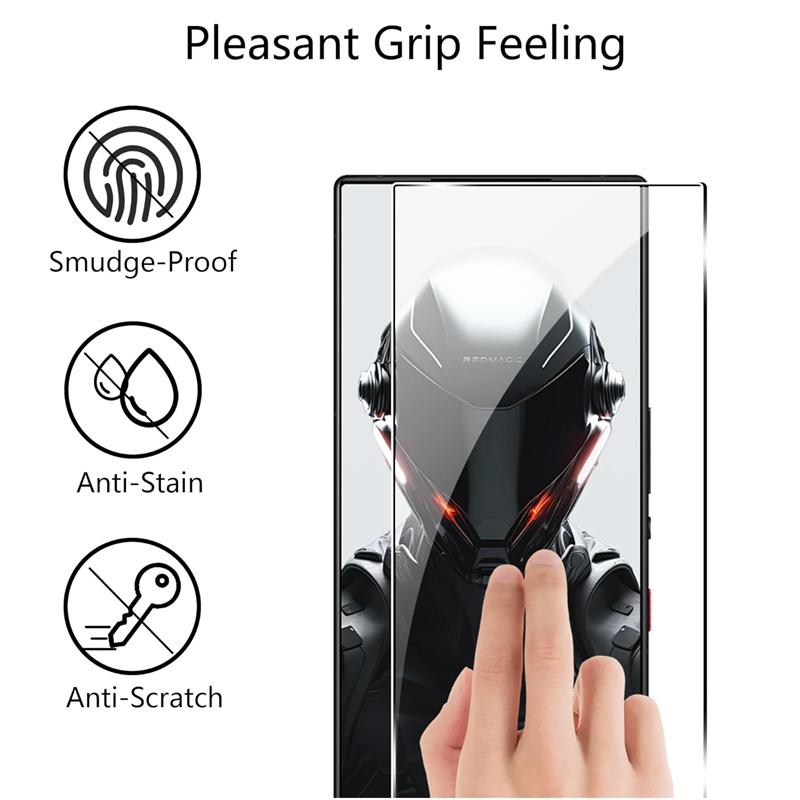 3Pcs Tempered Glass Screen Protector for ZTE Nubia Red Magic 9 9S Pro HD Film Protection Panzerglas Protective Clear Film