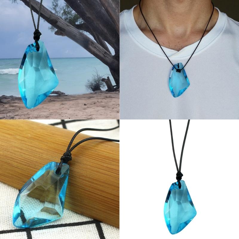 Plastic/Resin Crystal Drop Necklace User Friendly Design Pendant Neck Chain Jewellery For Individuals Daily Wear