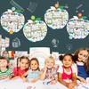 Hedeey Happy 100th Day of School Coloring Posters 100 Days of School Activities Poster for Kids Student Classroom Supplies (40Pcs 11 X 11Inch)