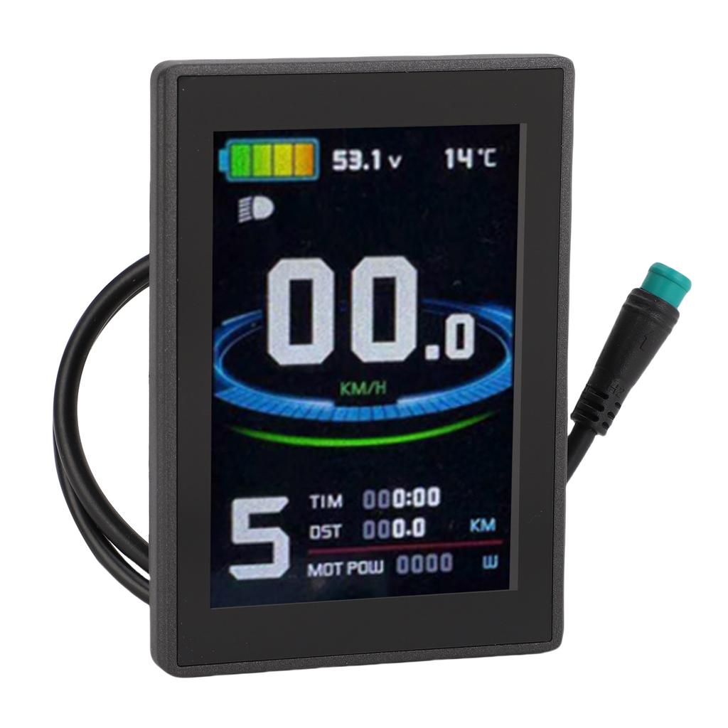 Electric Bike LCD Display Scooter 5 Pin Water Proof Connector Colorful Control Panel Computer for Mountain Bike