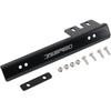 JDMSPEED Black Front Bumper License Plate Mount Bracket Relocator Holder Bar