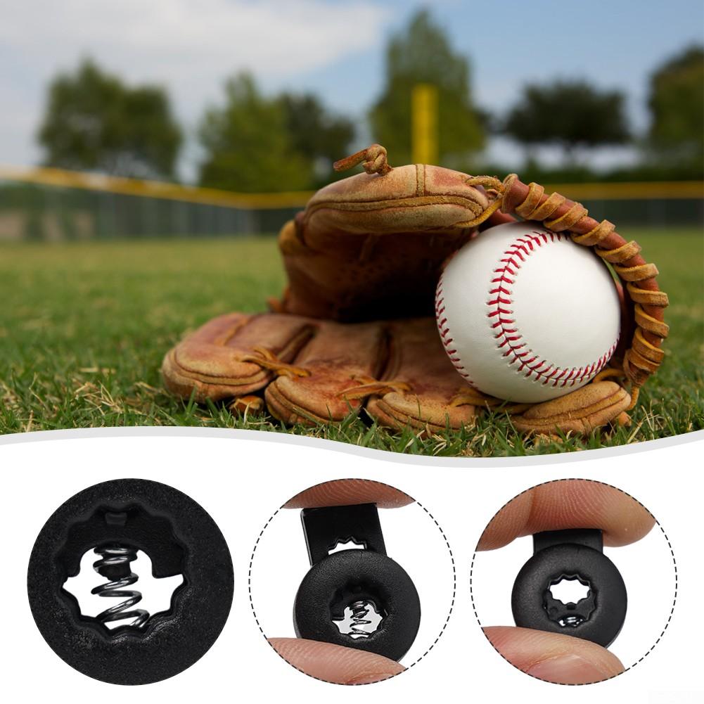 Černá baseballová rukavice se zámkem na softballovou přezku pro venkovní sporty