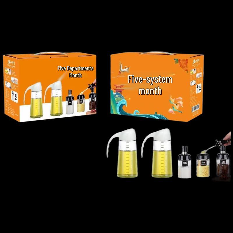 Five Blessings Glass Oil & Seasoning Jar Gift Set - 20 Pack