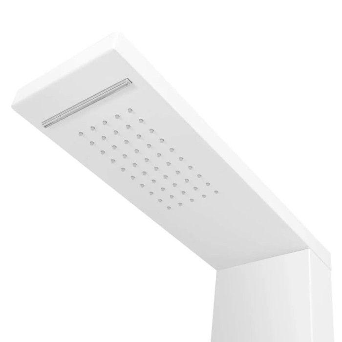 VidaXL Shower Panel System Aluminum Matte White