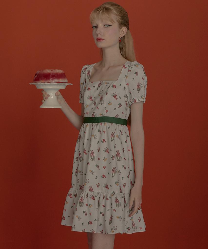 Aiseugadeuneiogongpal Veggie Print Dress