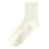 Women's Autumn Woolen Warm Mid-leg Socks, Women's Socks, Antibacterial and Deodorizing, Thickened White Long Socks for Autumn and Winter