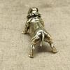 Vintage Pure Copper French Bulldog Statue Desk Ornament Decoration Crafts Accessories Metal Brass Cute Dog Figurines Home Decors