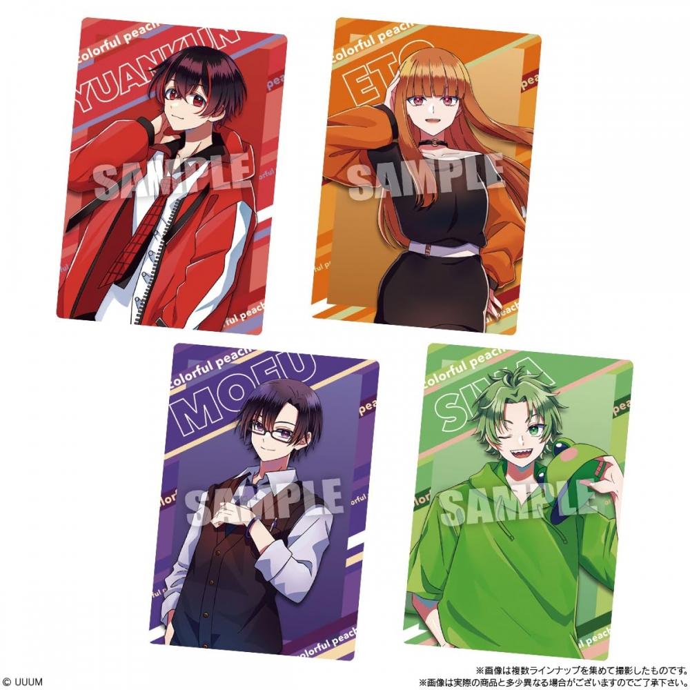 Bandai Bunte Pfirsichwaffeln (20 Teile) SüßigkeitenspielzeugWaffeln (gebackene Süßigkeiten) (Buntes Pfirsich-Karapichi)