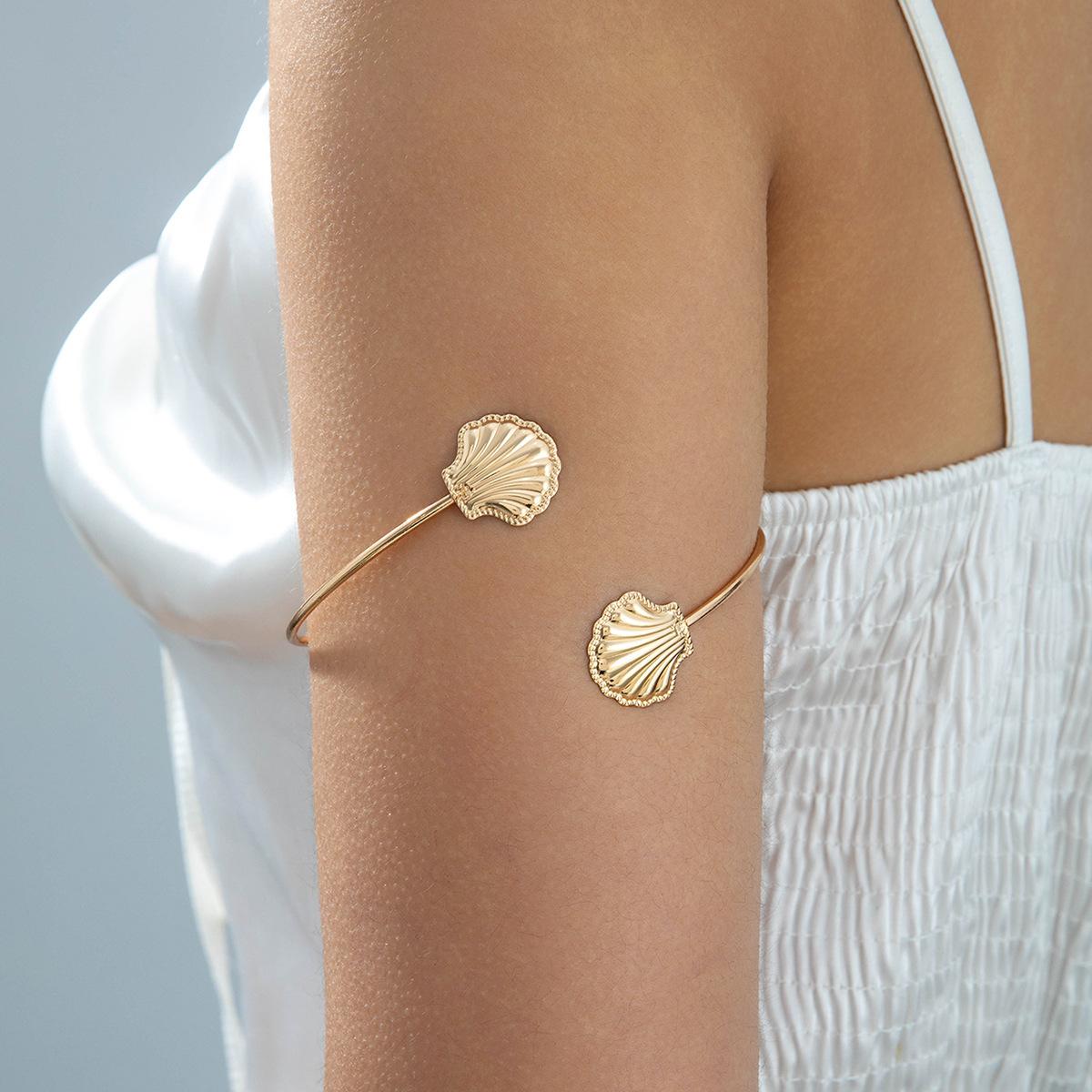 Элегантный темперамент цветок открытое кольцо-браслет женский стритстайл летний новый лепесток дизайн браслета чувство стиля