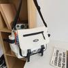 New Students' Class Bag Leisure Postman Bag Transparent Pain Bag Shoulder Bag Hipster Large Capacity Messenger Bag