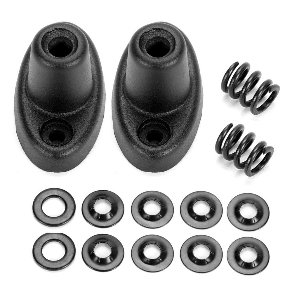 2 Set Sun Visor Repair Bracket Kits For Jeep 97-02 TJ Wrangler Aluminum 924-531