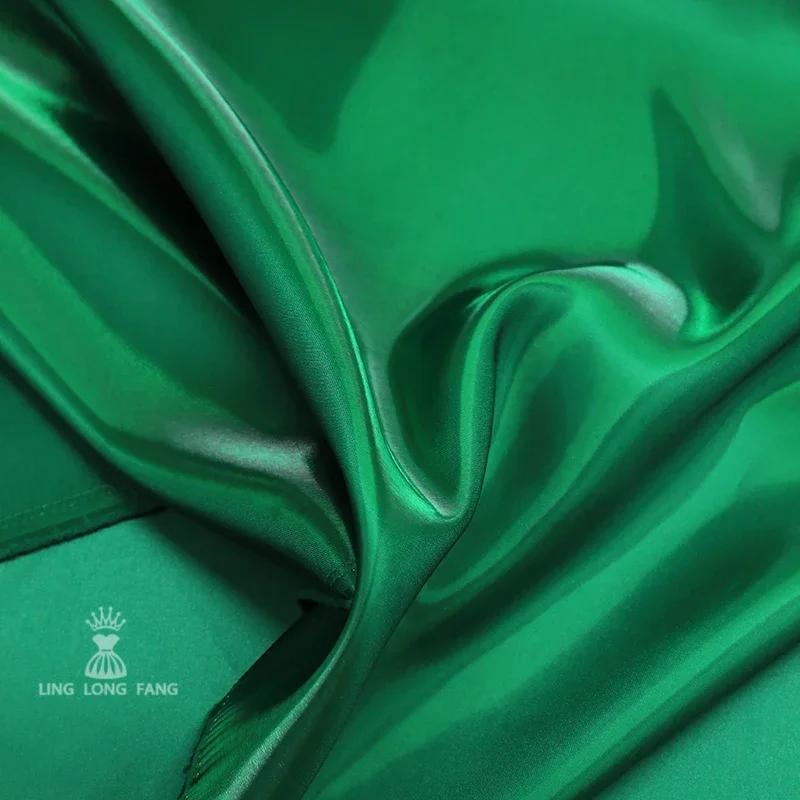 100x150 ס"מ רקע משי פילגש שיפוע חתונה שמלת Hanfu בד פנטזיה נוצץ זכוכית משי סאטן מפת שולחן