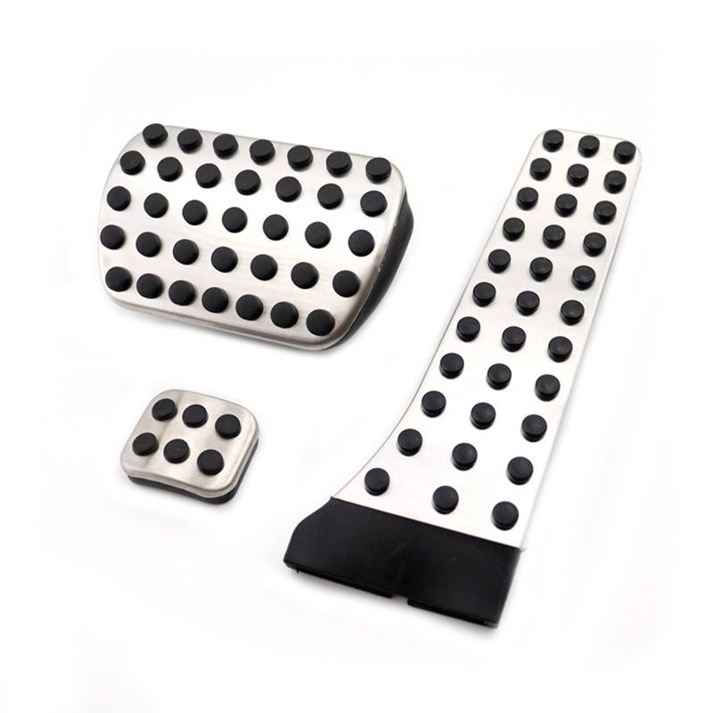 Mercedes-Benz C-Class Anti-Slip Pedal Set - Decorative Accelerator, Brake & Rest Area Accessories