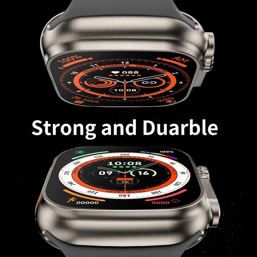 Watch 8 Ultra Smart Watch Men Gps Nfc Series8 Smartwatch Waterproof Sport Mode Fitness Wireless Charging Watch For Apple Watch