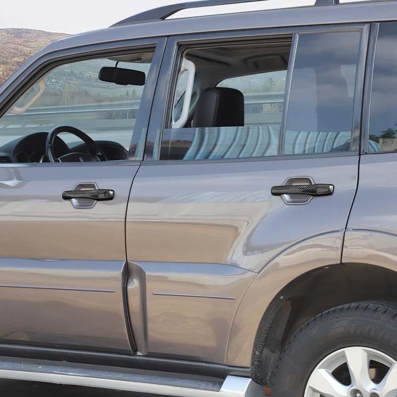 ABS Door Handle Decoration Cover Sticker Fit For Mitsubishi PAJERO 2007-2021 Exterior Accessories