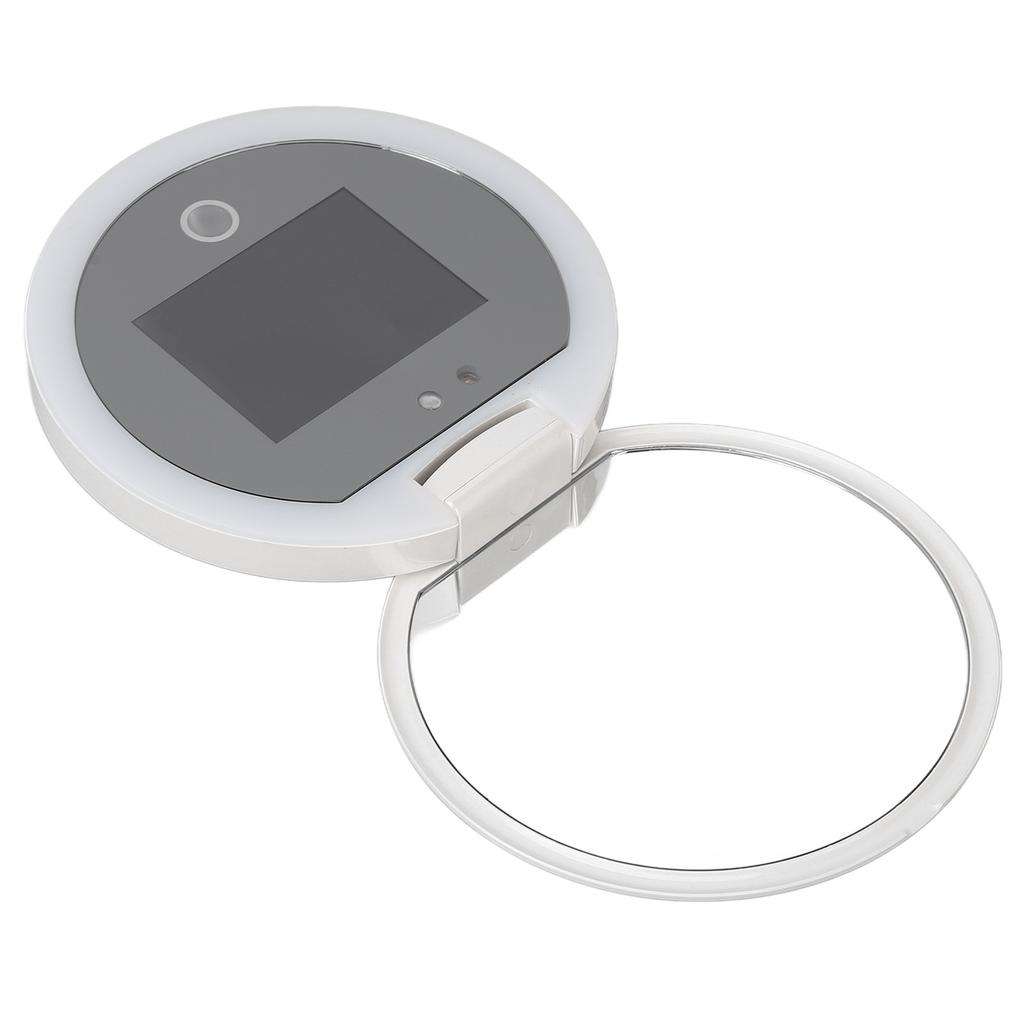 Smart Makeup Mirror LED Sun Protection Visualization Portable Anti Fingerprint Vanity Mirror for