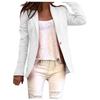 Women's Solid Candy Color Open Front Cardigan Formal Long Sleeve Coat