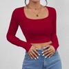 Long Sleeve Shirts For Women Cute Print Graphic Tees Blouses Casual Plus Size Basic Tops Pullover