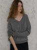Peulibeo07 Friver V-Neck Knit Frfa01Nt07_Gray
