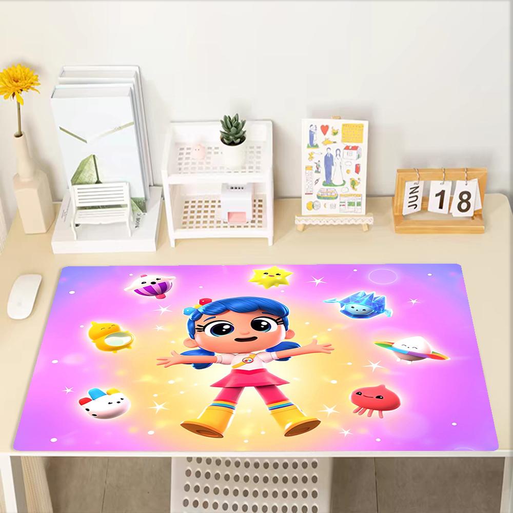 True and the Rainbow Kingdom Theme Mouse Pad, Non Slip Rubber Base, Multifunctional Office & Home Decor, Perfect for Workspace Personalization.