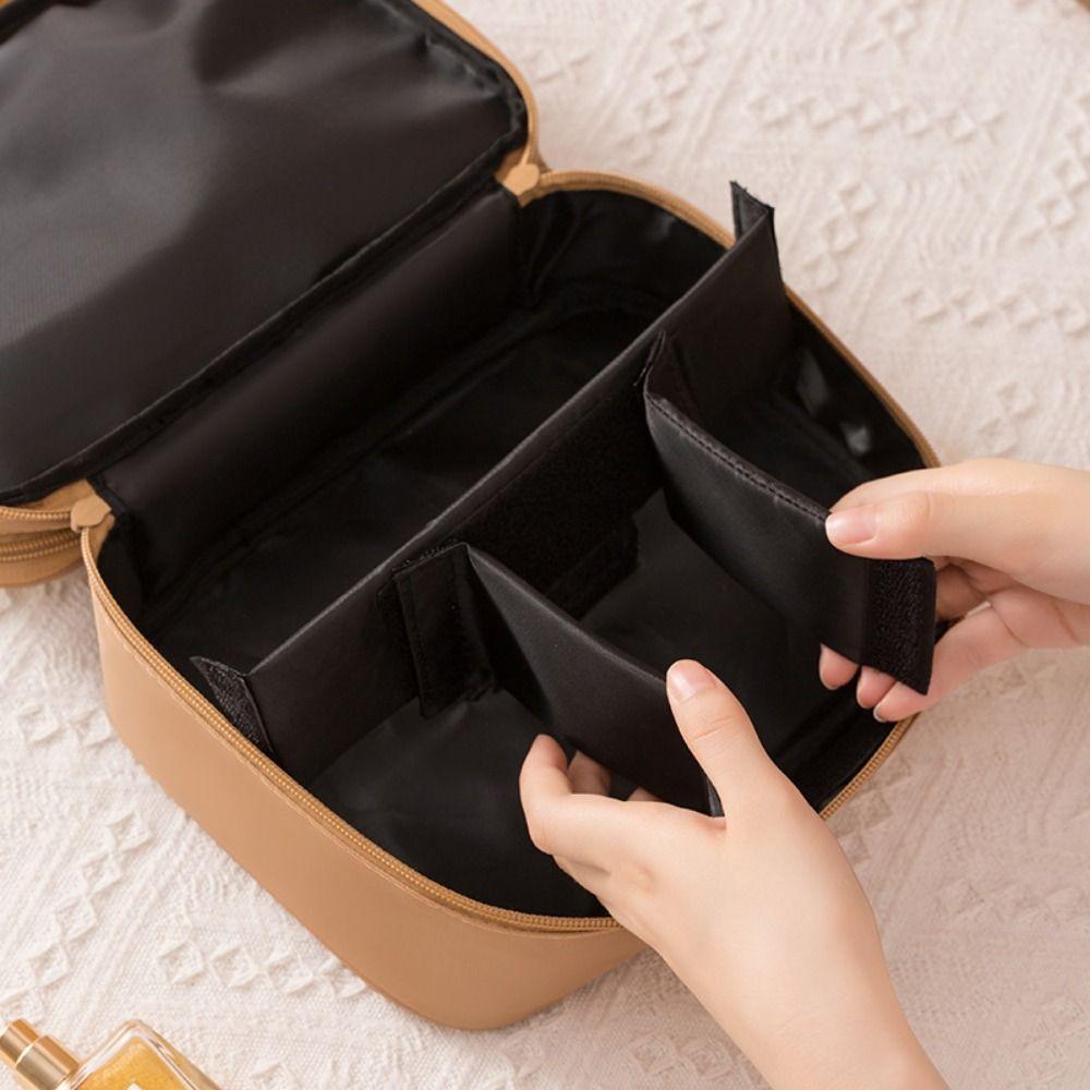 Large Capacity Cartoon Pattern Makeup Bag Single/Double Layer Women's Cosmetics Handbag  Bathroom