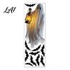 PVC Glass Clings for Bedroom Halloween Ghost Window Stickers Removable Wall Decals Peel And Decorative Stickers Clean Surfaces Stick Self-Adhesive