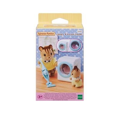 Sylvanian Family Washing Machine and Vacuum Cleaner Figure Set, 1 Set, Korean Popular Toys