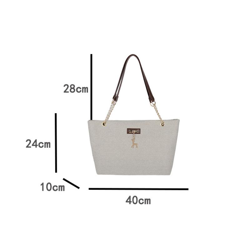 Women Luxury Design New Presbyopic Handbag Large Capacity Handbag Fashion Printing Shoulder Bag Trendy Shopping Bag with Pendant CLE